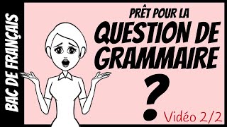 Bac de français  estu prêt pour la question de grammaire  La correction [upl. by Corey465]