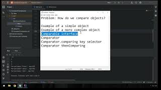 Java Comparable and Comparator and easy sorting [upl. by Zehe948]