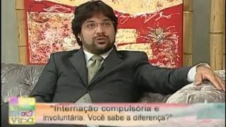 Dr Marcos Jordão fala sobre internação compulsória e involuntária [upl. by Matheson]