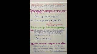 La thermodynamique fichederevision fichederevision fichesderevison bac2023 [upl. by Laurance]