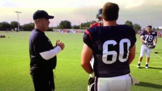 Hard Knocks Houston Texans  Ben Jones C 60 Georgia [upl. by Mellisa]