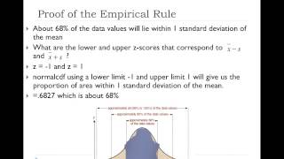 06 Proof of Empirical Rule [upl. by Nolahs]