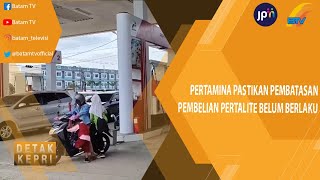 PERTAMINA PASTIKAN PEMBATASAN PEMBELIAN PERTALITE BELUM BERLAKU [upl. by Rosene]