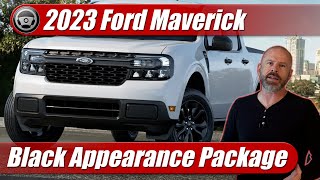 2023 Ford Maverick Black Appearance Package Revealed [upl. by Kier]