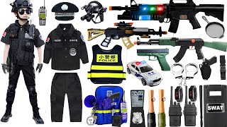 Special police toys Weapon sets Unboxing M416 toy guns AK47 rifles revolvers military toys [upl. by Selyn]