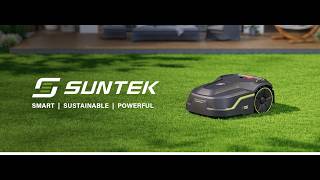 SUNTEK Automatic Robot Lawn Mower i1000 [upl. by Arutek655]