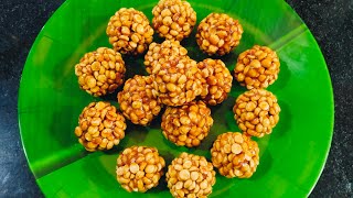 పుట్నాలపప్పు లడ్డు Roasted Chanadal LadduPutnala Laddu [upl. by Stesha]