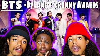 Our First Time Reacting To BTS 방탄소년단 Dynamite  63rd GRAMMY Awards Show [upl. by Adrea]