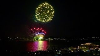 New Year’s Eve Fireworks 2023 Timelapse  Canberra Australia [upl. by Aicirtel]