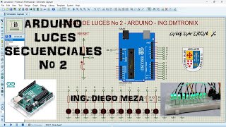 LUCES SECUENCIALES 2  ARDUINO [upl. by Danielson]