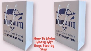 Paper Bag Making At Home  How To Make Shopping Bag With Paper [upl. by Ennayr]