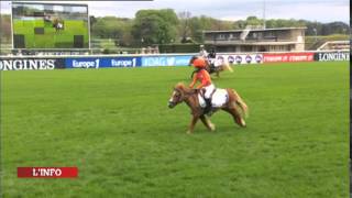 Courses de poneys à Longchamp dimanche 6 avril 2014 [upl. by Urbai]