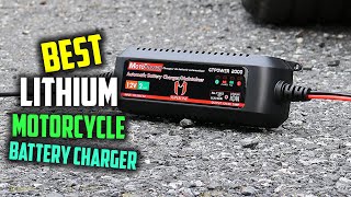 Top 5 Best Lithium Motorcycle Battery Chargers Review  Lead Acid amp Lithium Battery Charger 2023 [upl. by Ykceb]