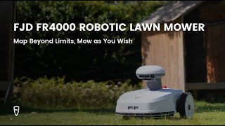 Introducing FJD FR4000 Robotic Lawn Mower [upl. by Waligore842]