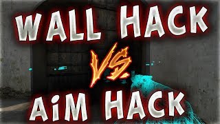 WALL HACK VS AİM HACK EFSANE HİLE KAPIŞMASI  CSGO [upl. by Edlyn]