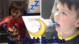 NIGHT ROUTINE de 2 frères dont 1 autiste [upl. by Icyaj]