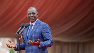 PRESIDENT RUTO RESPONDS TO UHURU KENYATTA AMID HECKLING OVER SHIF [upl. by Schreck]