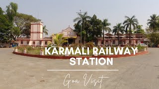 Goas Karmali Railway Station 4K [upl. by Essiralc867]