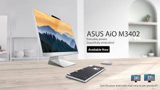 ASUS AiO M3402WFA  Everyday power beautifully embodied [upl. by Shelbi]