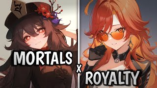 Nightcore  Mortals ✘ Royalty Switching Vocals  Lyrics [upl. by Bannerman31]