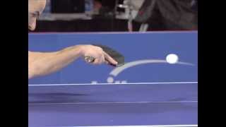 How to Hit a Backhand Drop Shot in Table Tennis  Killerspin [upl. by Atenik]