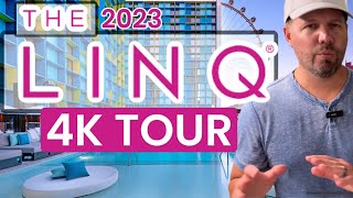 ALL of the Linq Hotel amp Casino LAS VEGAS in 10 Minutes Full Walkthrough 2023 caesarsrewards [upl. by Nalor]