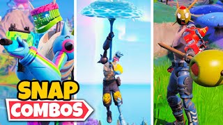 TOP 5 COMBOS for the SNAP skin  Fortnite [upl. by Raclima]