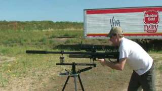 AWC Suppressed 50 Cal Turbodyne on Steyr 50 Cal Rifle [upl. by Emiolhs534]