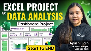 EXCEL Full PROJECT for Data Analysis with AI  EndtoEnd Excel Dashboard Project in 1 Hours [upl. by Anoo]