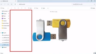 How To Fix USB Pen Drive File And Folder Not Showing In Windows [upl. by Eddina]