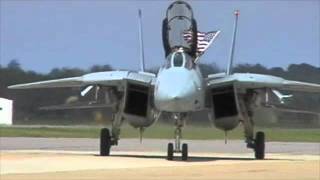 F14D Tomcat high speed pass  walkaround video [upl. by Ezeerb]