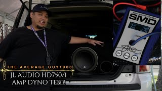 JL AUDIO HD7501 AMP DYNO TEST [upl. by Uta]