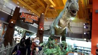 TRex Tyrannosaurus at ToysquotRquotUs Times Square New York NYC [upl. by Faxun]