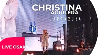 Christina Aguilera  Osaka Japan 2024  SUMMER SONIC  Say Something [upl. by Guthrey25]