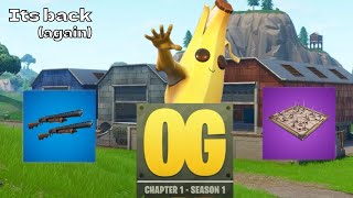 The new season 1 updateOg Fortnite [upl. by Bussey]