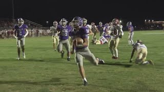 Dylan Mannings big night leads Rochelle Hubs to big Interstate 8 win against Morris [upl. by Ahsil413]