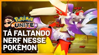 O MONSTRO DO JOGO CONTINUA ABSURDO Pokemon Unite Blaziken Gameplay [upl. by Yelbmik]