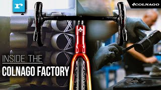 Making A Carbon Road Bike The Colnago Way  Colnago Factory Tour [upl. by Aisaim548]