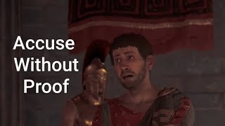 Assassins Creed Odyssey  Accuse Pausanias Without Prove [upl. by Weikert]