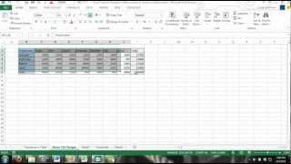 Excel Tutorial How to Transpose a Table in Excel Change From Verticle to Horizontal 2010 2013 [upl. by Dias]