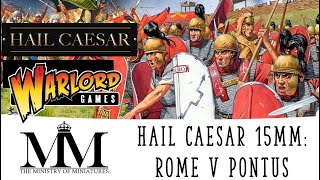 Hail Caesar 2nd Edition Rome vs Pontus Mithridatic War warlordgames hailCaesar [upl. by Merridie]