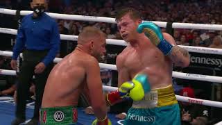 Canelo Alvarez vs Billy Joe Saunders  Fight Highlights [upl. by Namhcan]