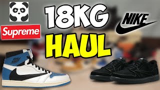 18KG BUDGET PANDABUY HAUL TRAVIS SUPREME OFF WHITE JORDAN NIKE GRATEFUL DEAD [upl. by Attwood]