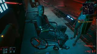 cyberpunk 2077 wheelchair miracle [upl. by Nnaeiram348]