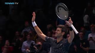 Djokovic beats Cilic as Zverev sets semifinal with Federer  2018 Nitto ATP Finals Highlights Day 6 [upl. by Marika]