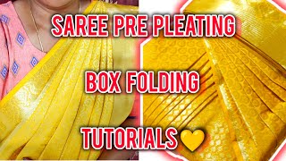 Self மெசர்மென்ட் எடுப்பது எப்படி l saree pre pleating and folding in tamilriyadrapingstudio [upl. by Anoyi]