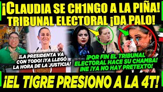 CAMPECHANEANDO MARTES ¡CLAUDIA SE CH1G4 A LA PIÑA ¡TRIBUNAL ELECTORAL LE DA PALO INE PROSIGUE [upl. by Aicitan]