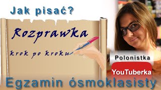 Jak pisać Rozprawka z tezą  krok po kroku [upl. by Dar]