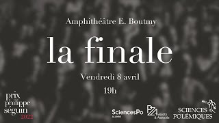 Finale du concours déloquence de Sciences Po 2022 [upl. by Lenneuq]