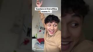 OFFLINE EXAM TEACHER  agasthyashahshorts shorts [upl. by Marlow]